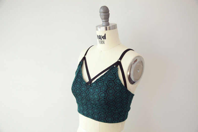 Mood DIY: Free Lace Wrap Bralette Pattern