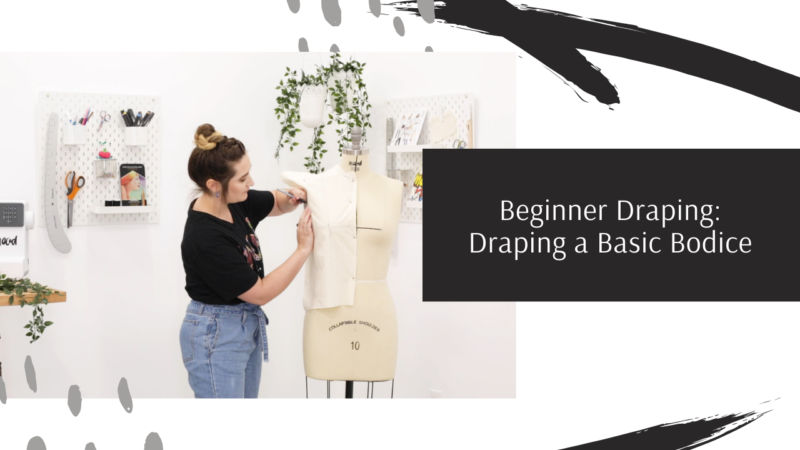 2 Beginner Draping How To Drape A Basic Bodice Mood Sewciety