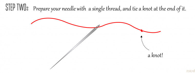 Sewing 101 Hand Slip Stitch The Slip Stitch Ladder