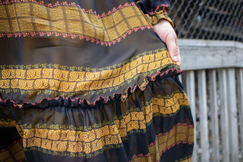 Free dress pattern, maxi dress, summer, cold shoulder, chiffon dress