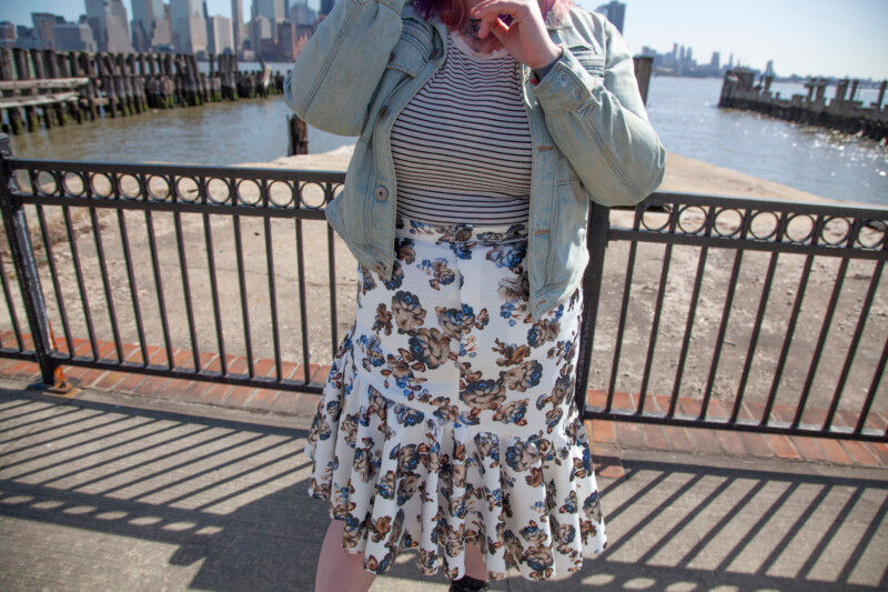 Free ruffle skirt sewing pattern