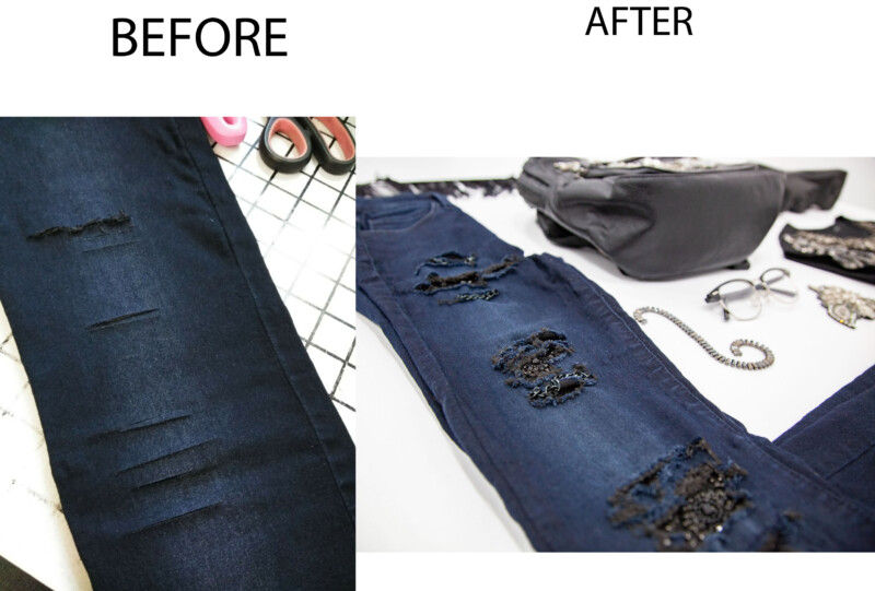 Trim, appliques, DIY, Update, Upcycle, DIY Tutorial
