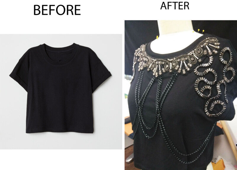Trim, appliques, DIY, Update, Upcycle, DIY Tutorial